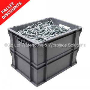 Heavy Duty Stacking Euro Box 40cm 25 Litre